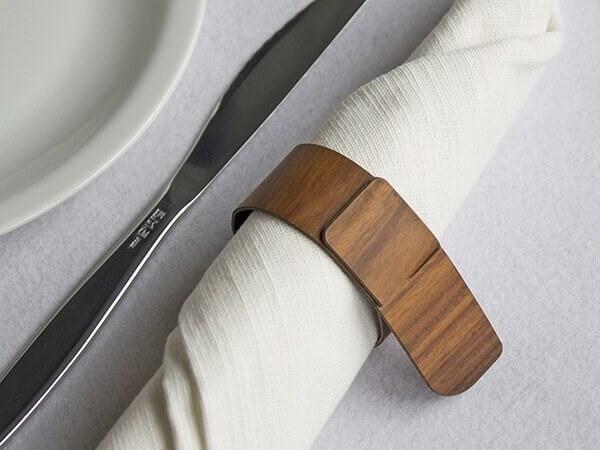 22.004 Кольцо для cалфетки Деревянное LIGNIS® Италия Nelumbo - Вид №2