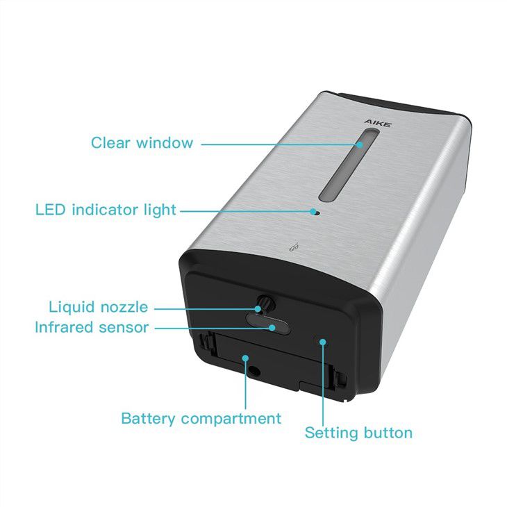 Автоматический дозатор жидкого мыла AIKE AK1206_389  - Вид №4