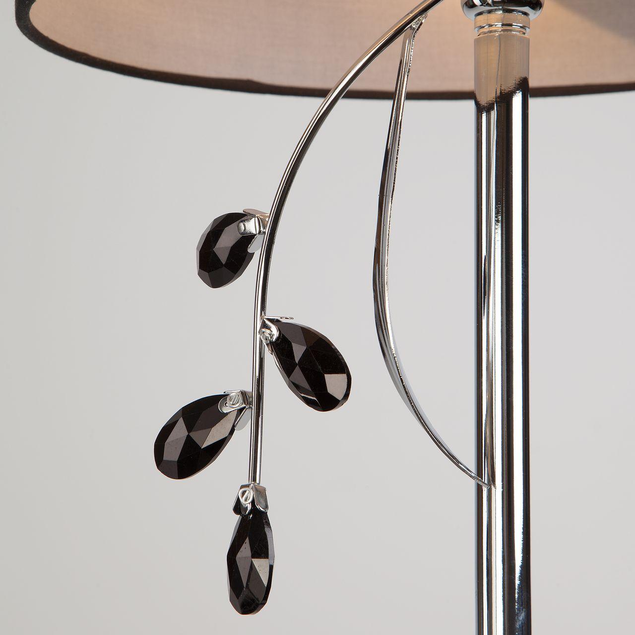 Торшер Eurosvet Florian 01016/1 хром EUROSVET  181129 Черный  - Вид №1