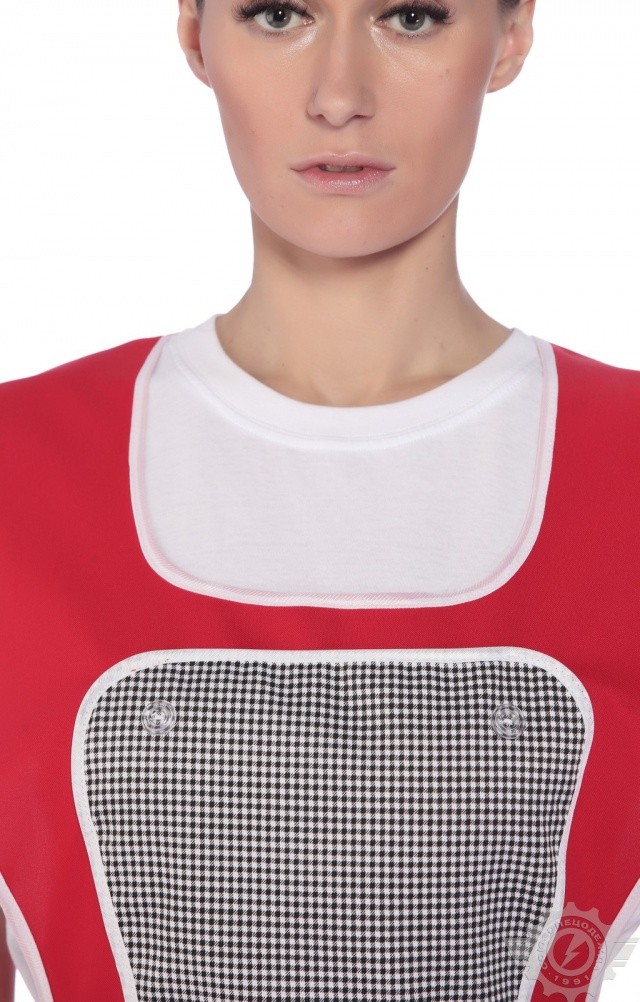 69186 Фартук-халат "Рябинушка"  Одежда для обслуживающего персонала  размер 56-62 Спецодежда  - Вид №6