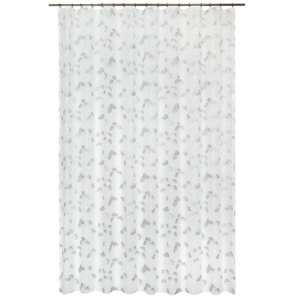 Тюль на ленте «Крокус» 250x280 см полиэстер цветы цвет белый GARDEN STLM-2015657