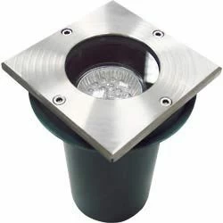 Уличный светильник встраиваемый 14,5х9х9,5 серебро Feron 11951 FERON  00-3955987 Серебро