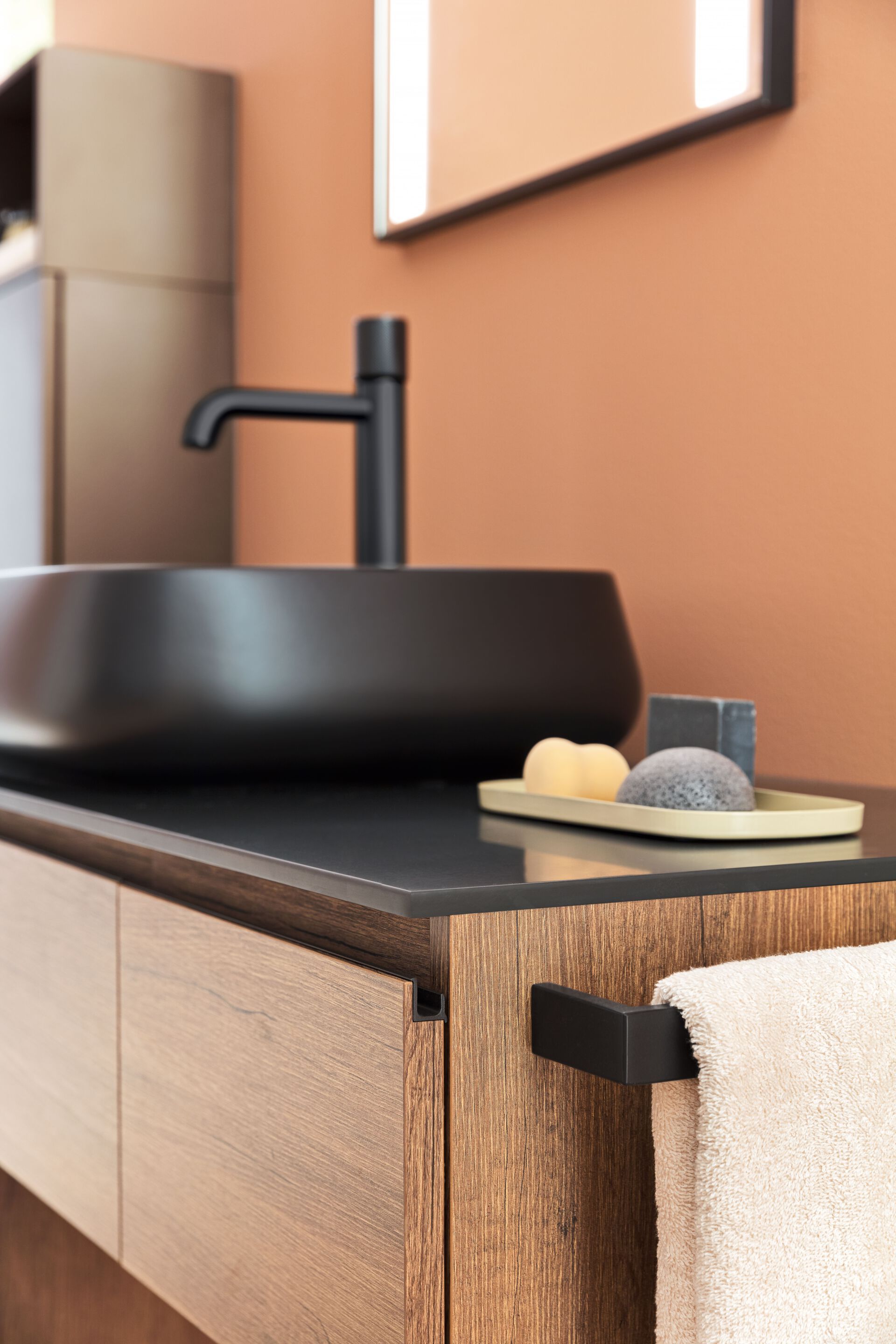 Подвесной умывальник из термо текстурированного и лакированного металла ARBLU Dress System ARCH-00139601 - Вид №2