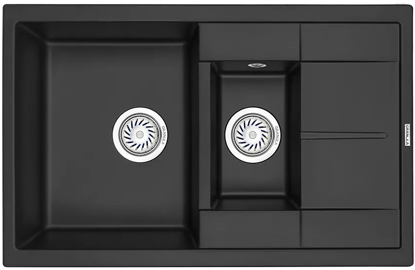 7802, ТУРМАЛИН, кухонная мойка, кварц