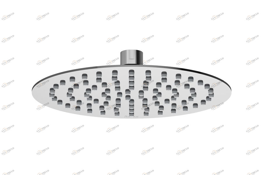 Насадка для душа круглая из латуни 200 мм 984.01 Ravak X07P335