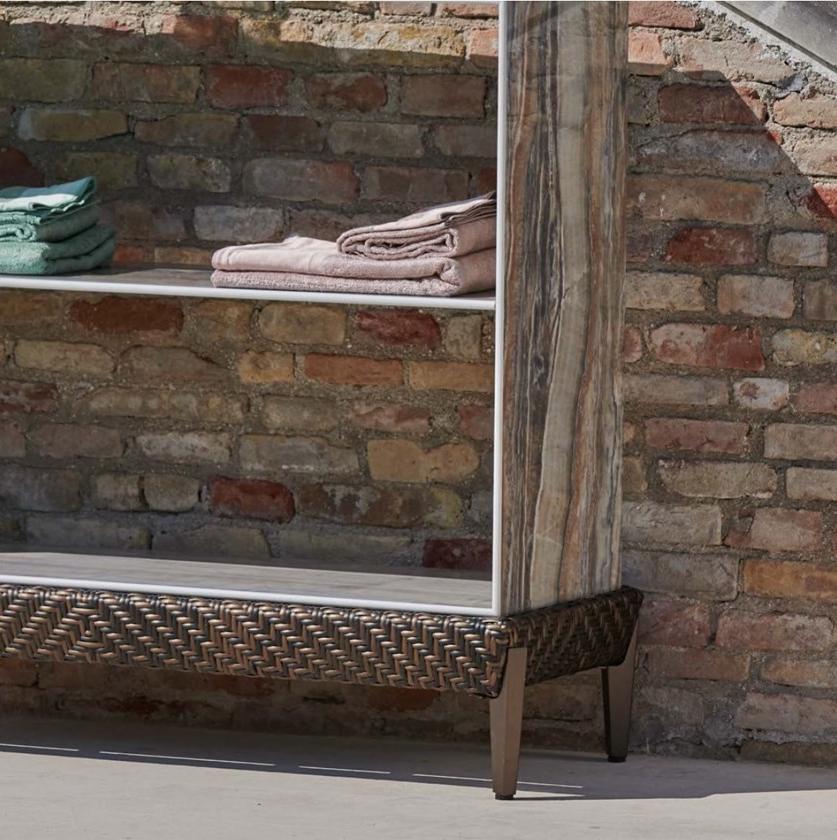 Samuele Mazza Outdoor Садовая консоль из керамики под мрамор Laurus sun-id-1467359 - Вид №2