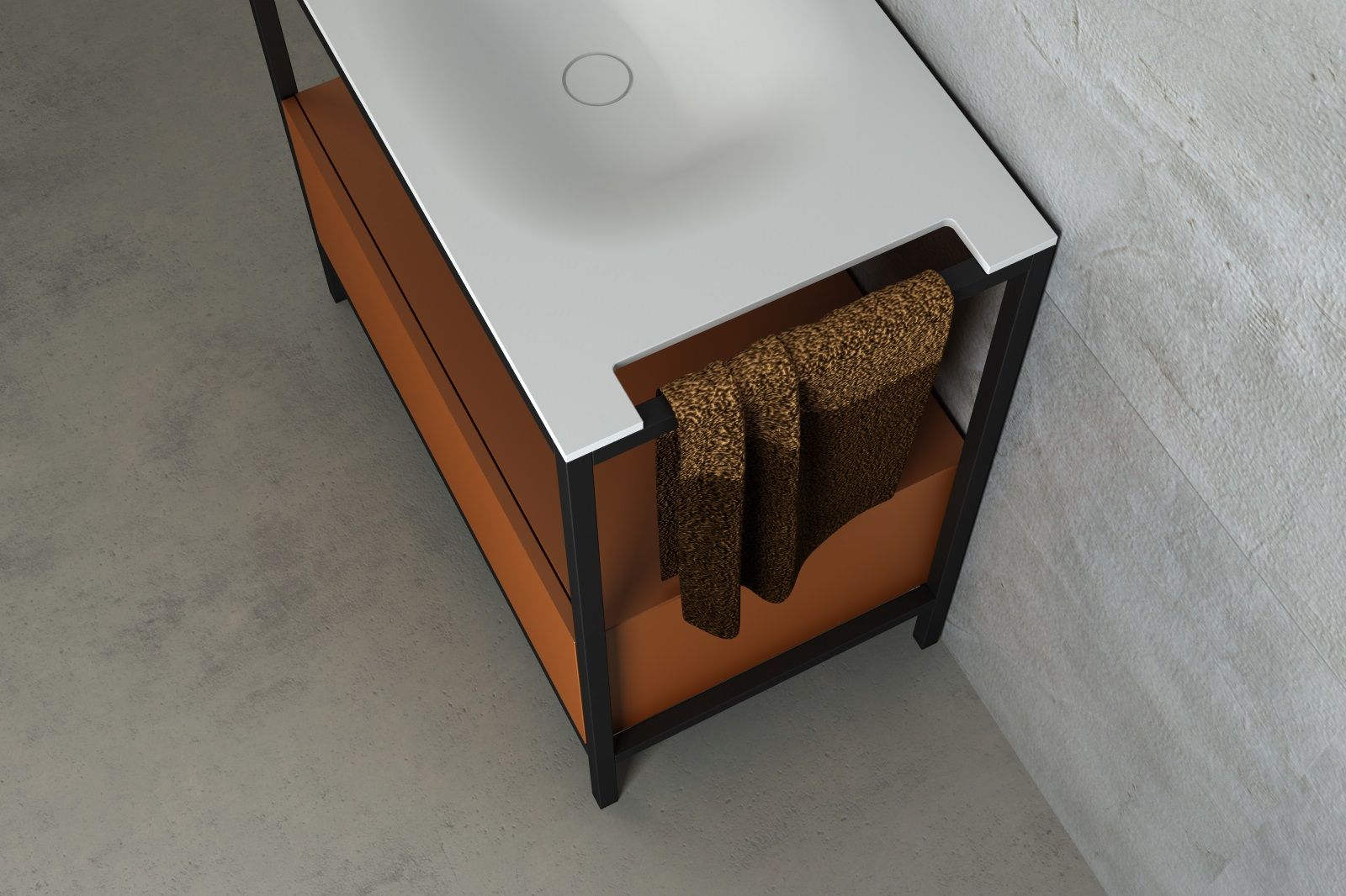 Металлическая секционная напольная раковина MOMA Design ARIA ARCH-00090078 - Вид №11