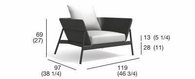 RODA Садовое кресло из батилина® Piper sun-id-1501407 - Вид №2