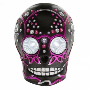 Уличный светильник ландшафтный на солнечных батареях 18х10х8 см фиолетово-черный Globo 33592 GLOBO ФИГУРКИ 00-3896140 Фиолетовый;черный