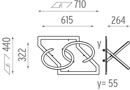 Flos Полувстраиваемая светодиодная лампа Soft collection - 3d sun-id-1425613 - Вид №9