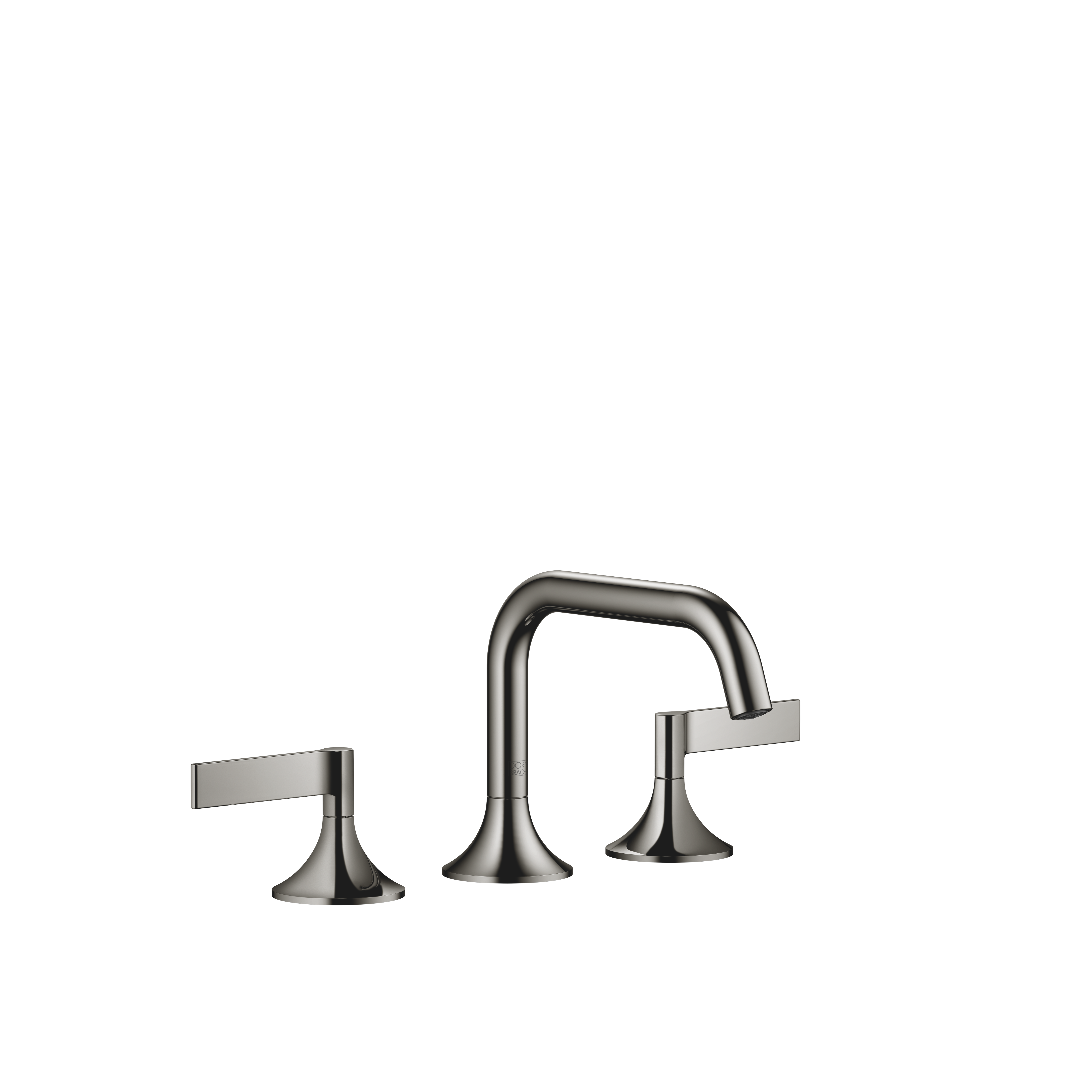 VAIA Смеситель для раковины на три отверстия со сливным клапаном - Темный хром DornBracht 20705819-19