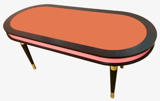 Moanne Овальный лакированный обеденный стол из массива дерева sun-id-1383195 - Вид №6