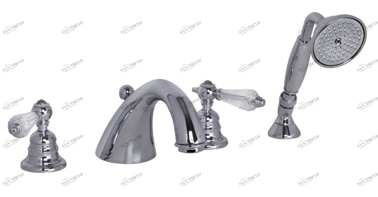 F5414C Смеситель к борту ванны FIMA CARLO FRATTINI Herend Chic 