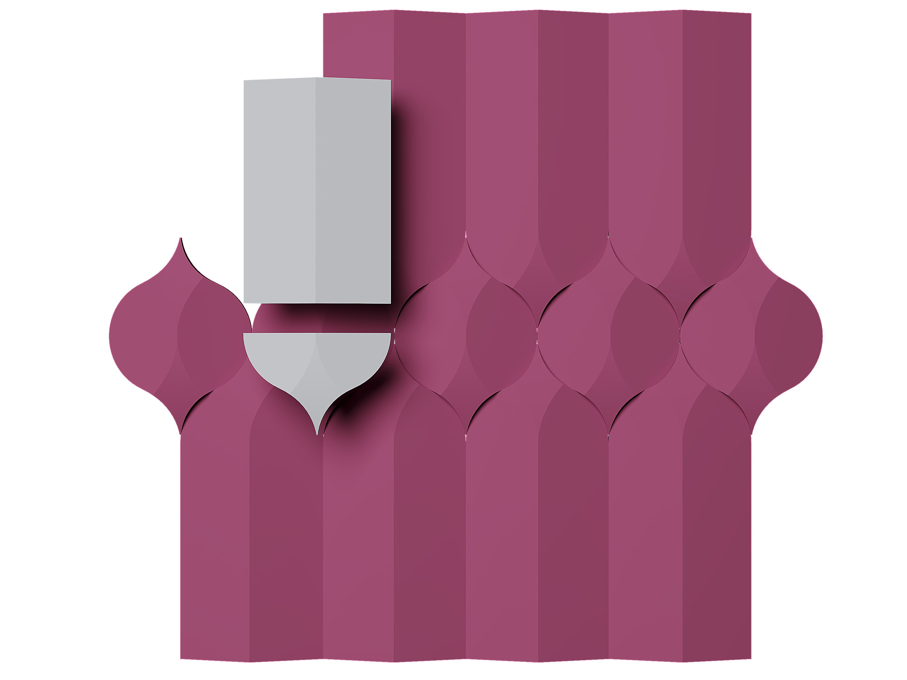 Трехмерное гипсовое покрытие WallDeco дизайн ARCH-00113796 - Вид №1