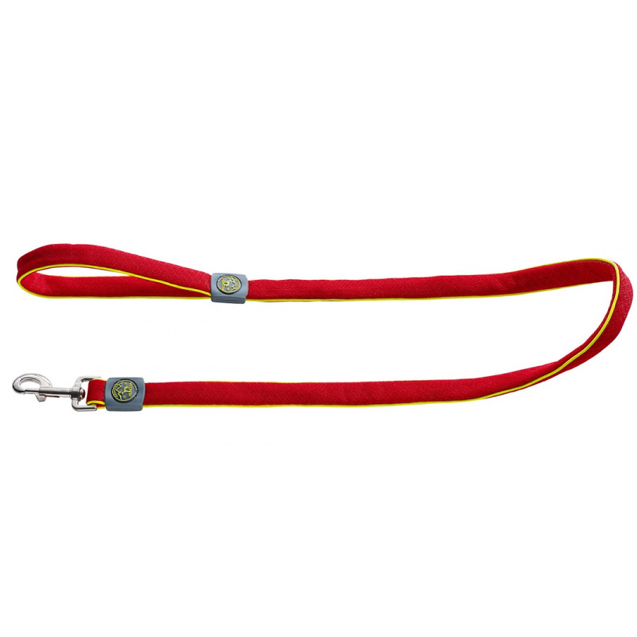 ПР0046586 Поводок для собак Maui 20/140 сетчатый текстиль красный HUNTER 