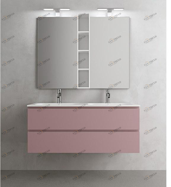 Gruppo Geromin Двойная подвесная тумба под умывальник с ящиками Change sun-id-1352602