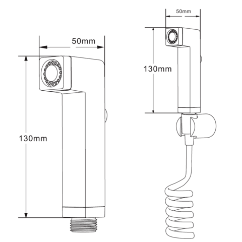 Orange HS021cr Гигиенический душевой набор прозрачный sun-id-1517021 - Вид №3