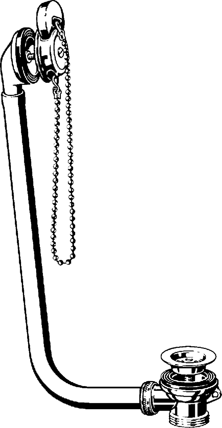 Канализационная арматура  Сифоны для ванн и душевых поддонов  Сифоны для ванн  Не содержит/в комплект не входит: VIEGA 124 052 Модель 6311 Santreyd  - Вид №1