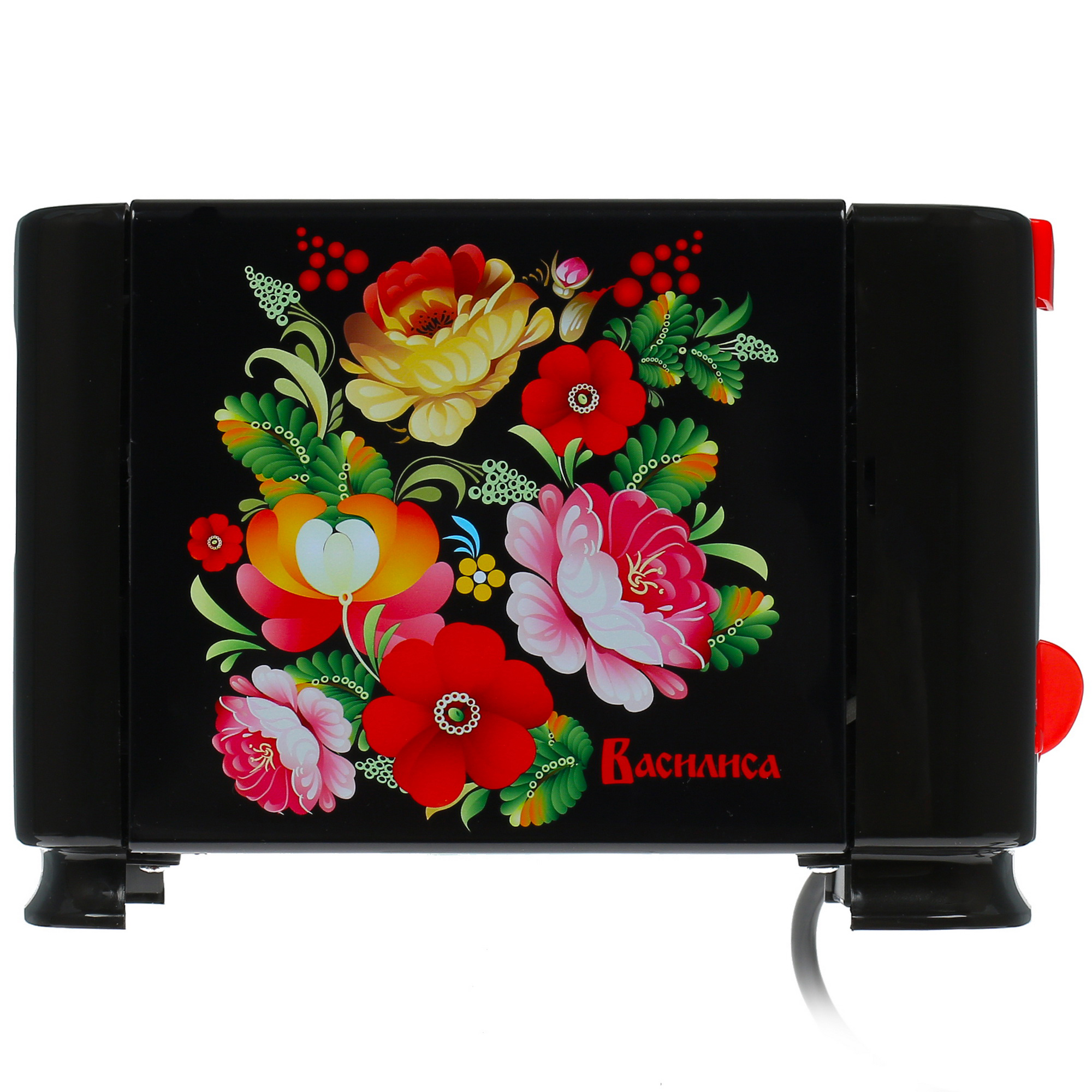 8100033 Тостер Василиса ВА-102 Жостово черный STDN-0099249 - Вид №2