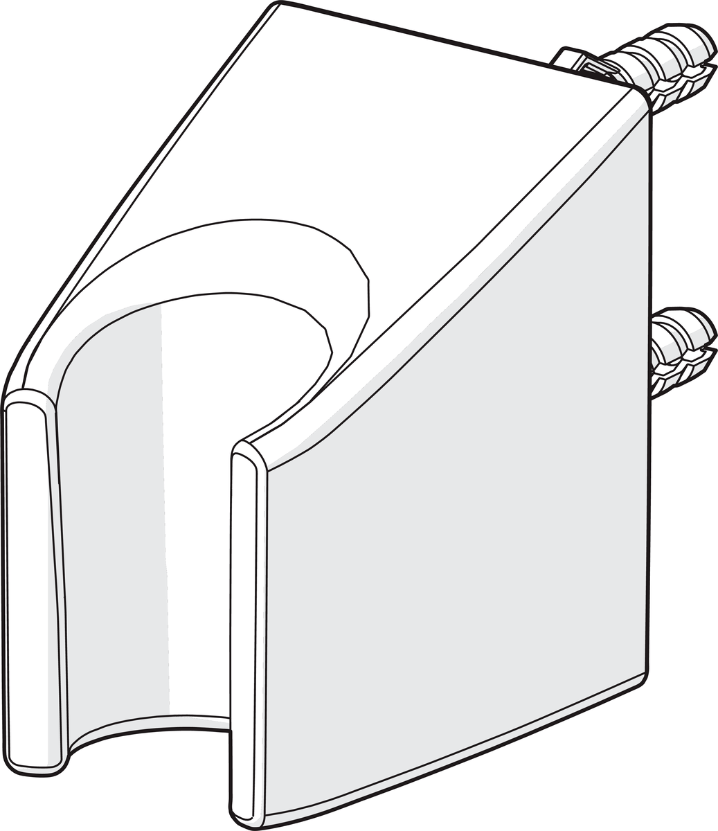 Oras 251050-11 Держатель ручного душа 251050-11  Белый  - Вид №2