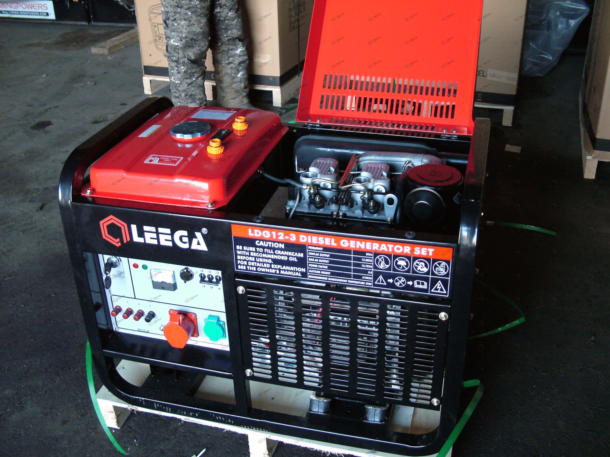 Генератор дизельный Амперос LDG12 E с АВР sun-id-1030463