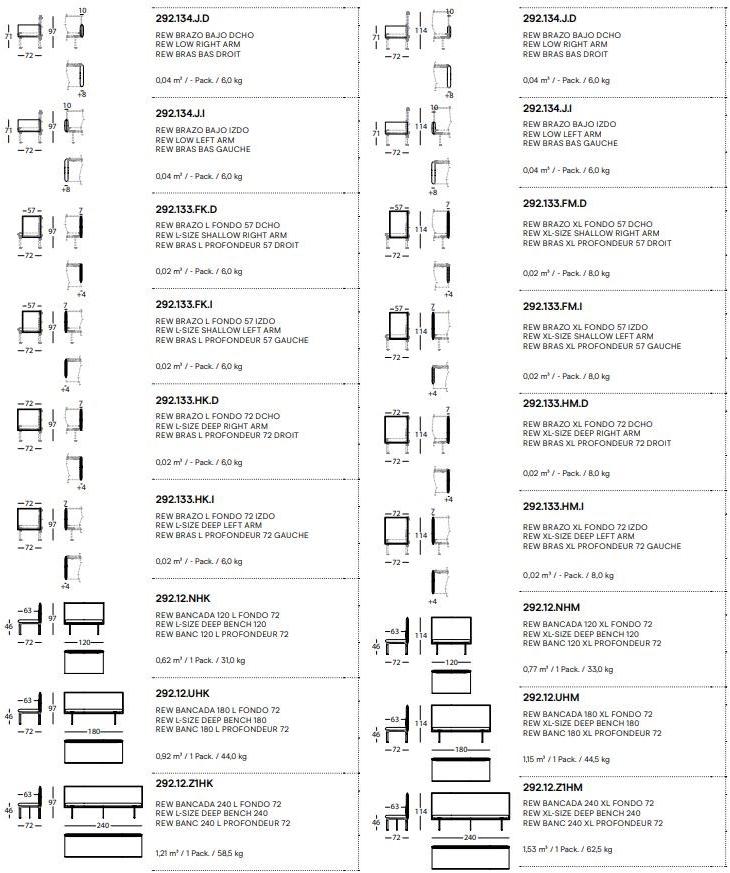 Sancal Диван из ткани с розеткой и usb Rew sun-id-1382285 - Вид №7