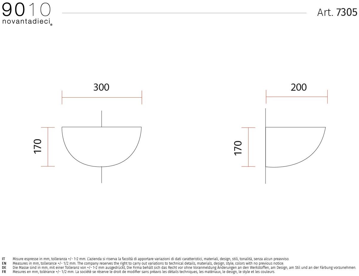 9010 novantadieci Аппликация светодиода из керамики  7305  - Вид №2