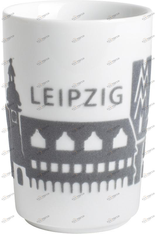 394605A26518C Пять чувств макси-чашки 0,35 л сенсорный! Лейпциг горизонт серый Kahla-porzellan 