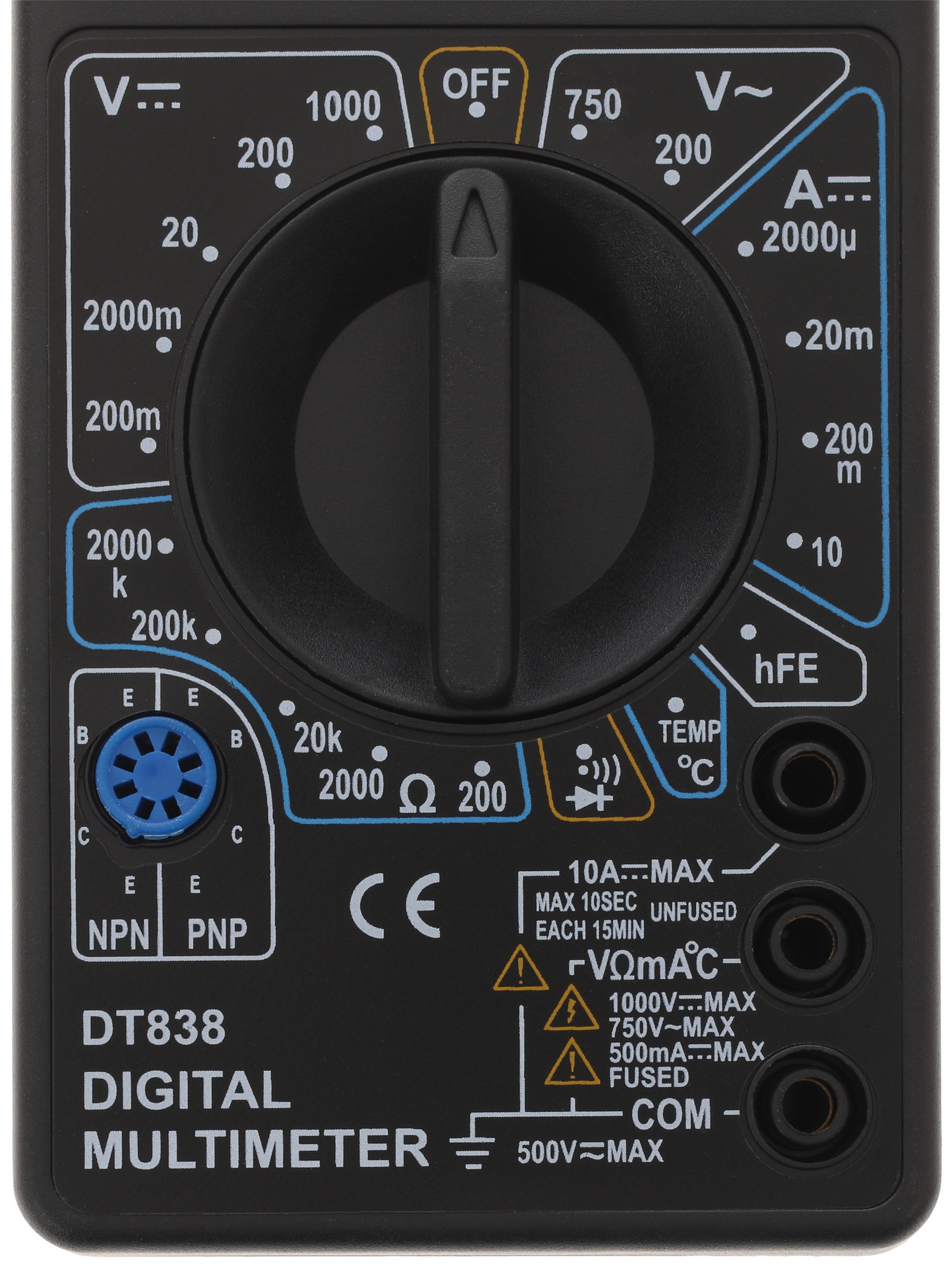 Мультиметр TEK DT 838 1118132 STDN-0062477 - Вид №4