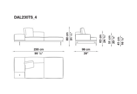 Кожаный диван B&B Italia док ARCH-00130675 - Вид №132