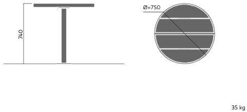 VESTRE Стол для пикника из стали и дерева April sun-id-1381246 - Вид №30