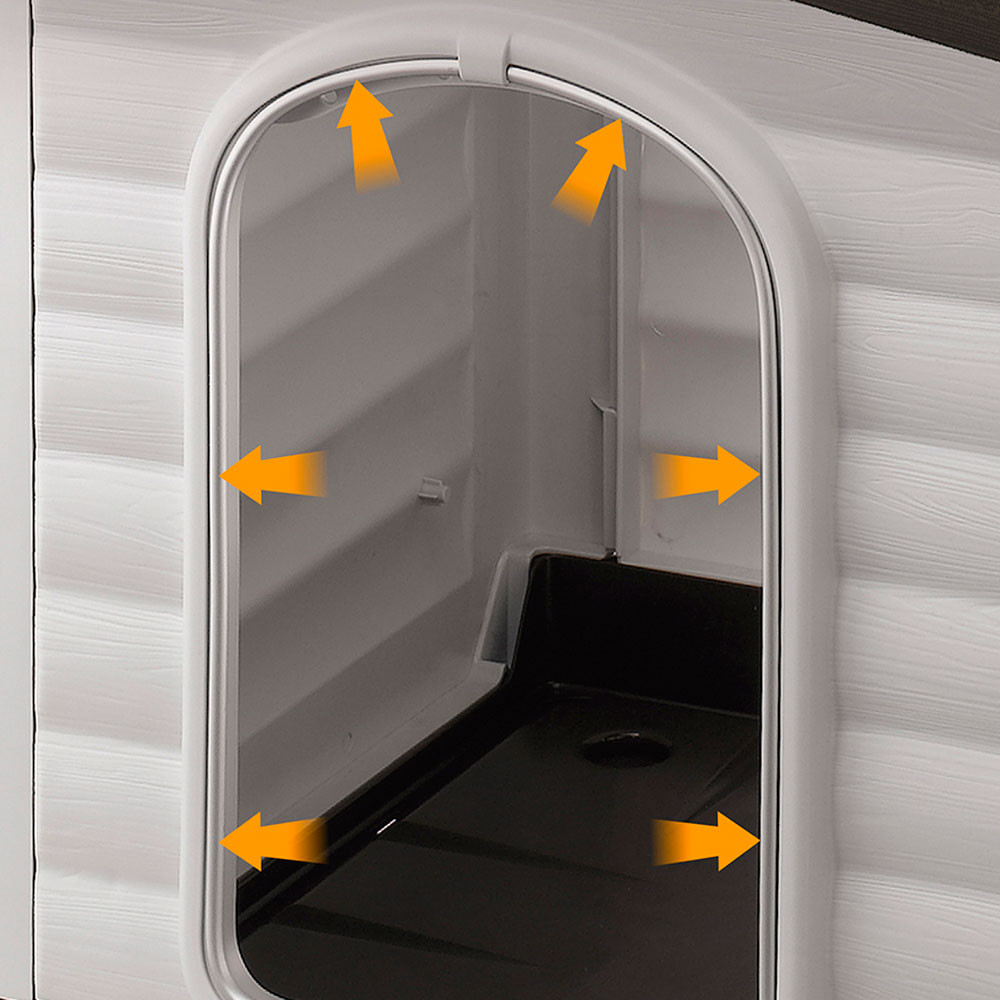 ПР0030268 Будка DOGVILLA 90 для собак 88х72х65см FERPLAST  - Вид №6