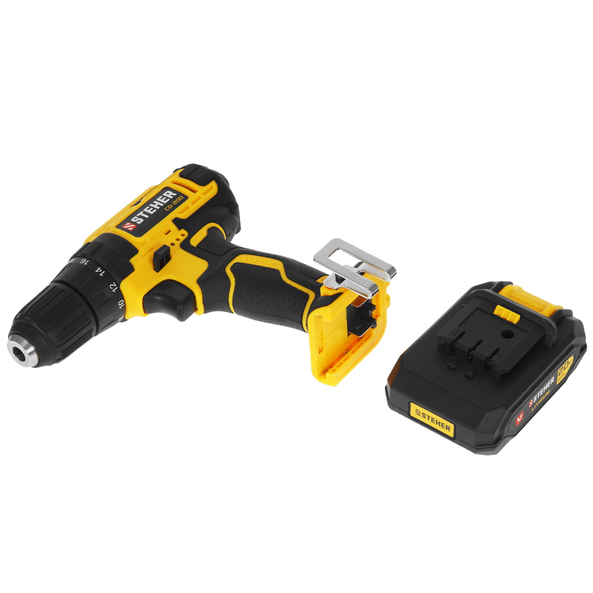 Дрель-шуруповерт STEHER CD-200-1 9927689 STDN-0035815 - Вид №4