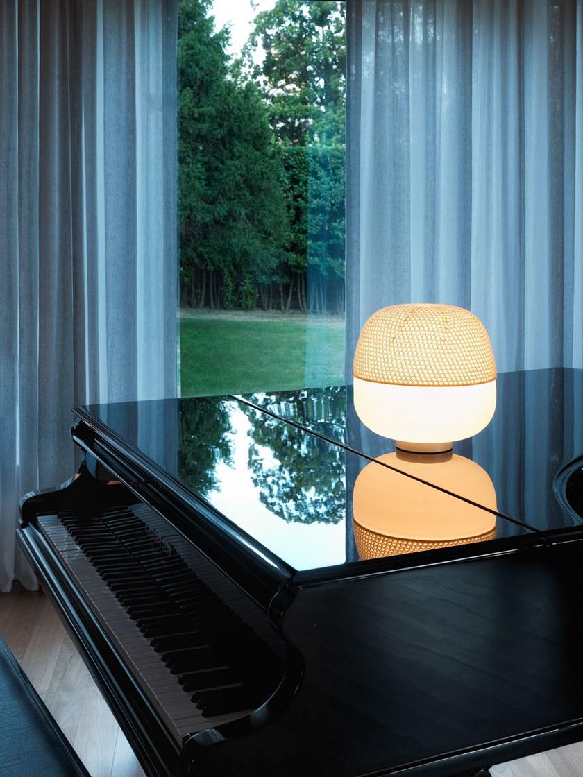 Quadrifoglio Настольная лампа из опалового стекла Afra sun-id-1419325 - Вид №1