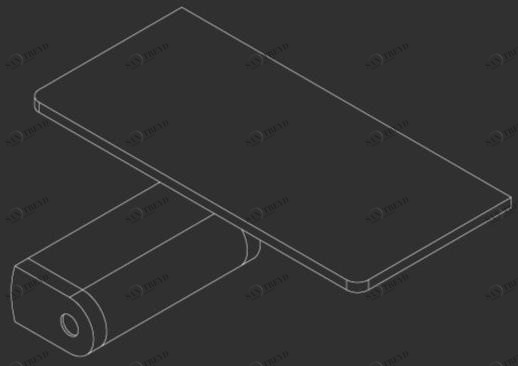 Ceadesign Полка для хранения, установка слева Lutezia -accessori Ltz 106