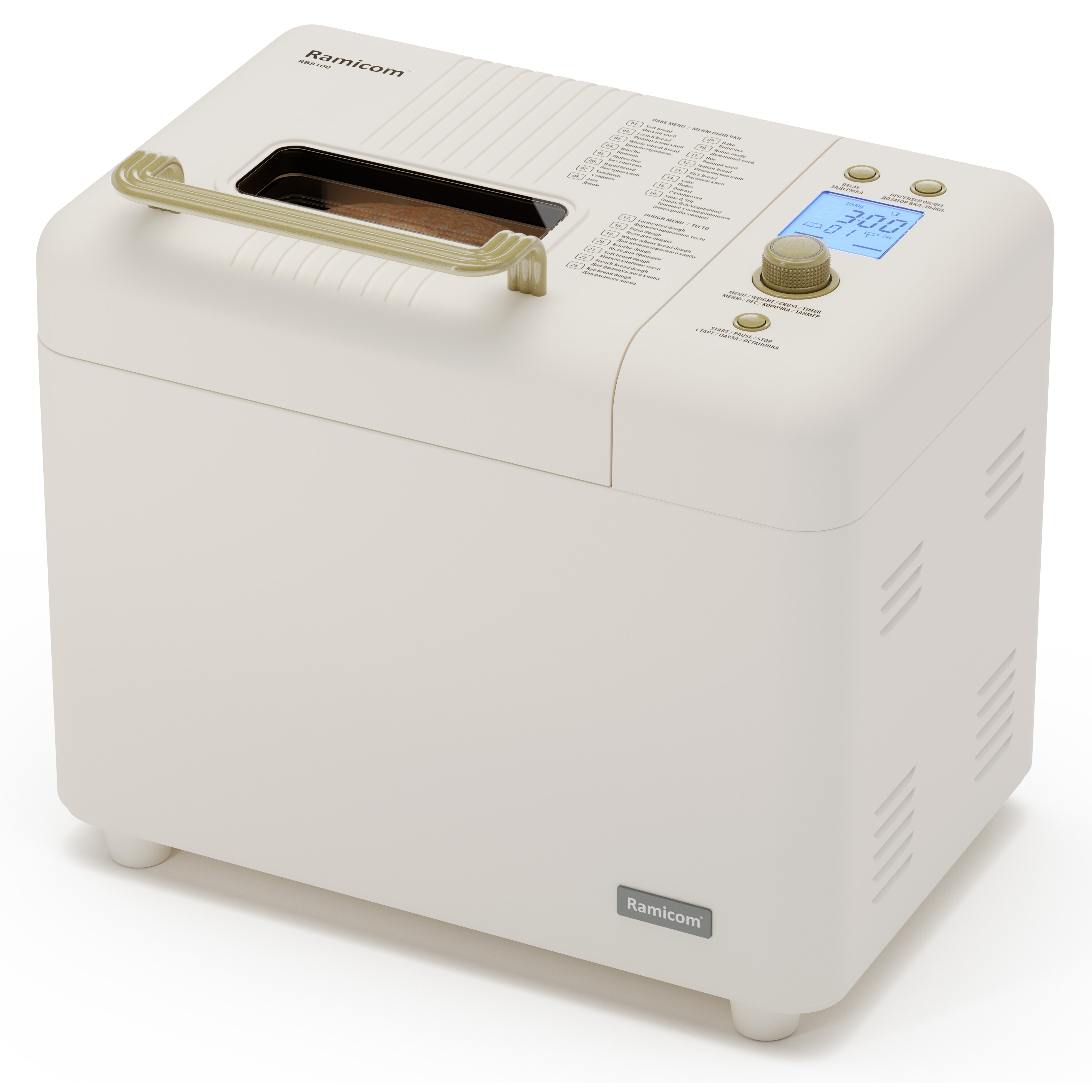 9074804 Хлебопечь Ramicom Premium Style RB8100 белый STDN-0026210 - Вид №1