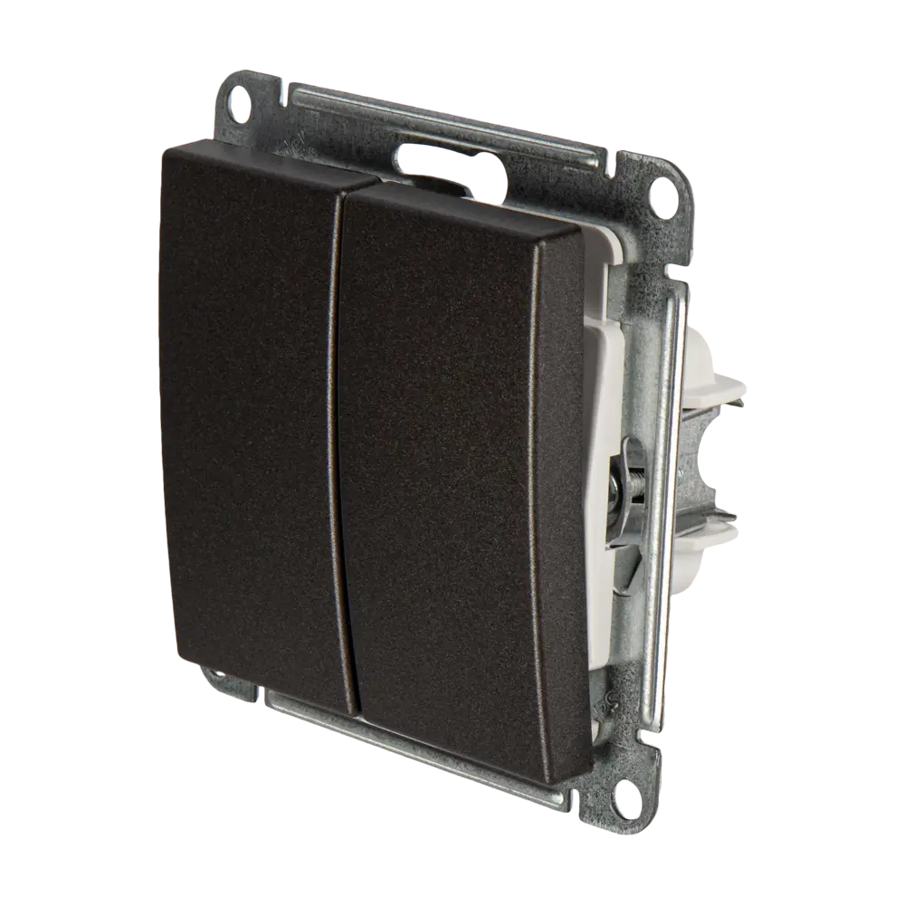 Механизм выключателя SYSTEME ELECTRIC W59 с двумя клавишами для скрытого монтажа 82797998 STLM-0036025 - Вид №1