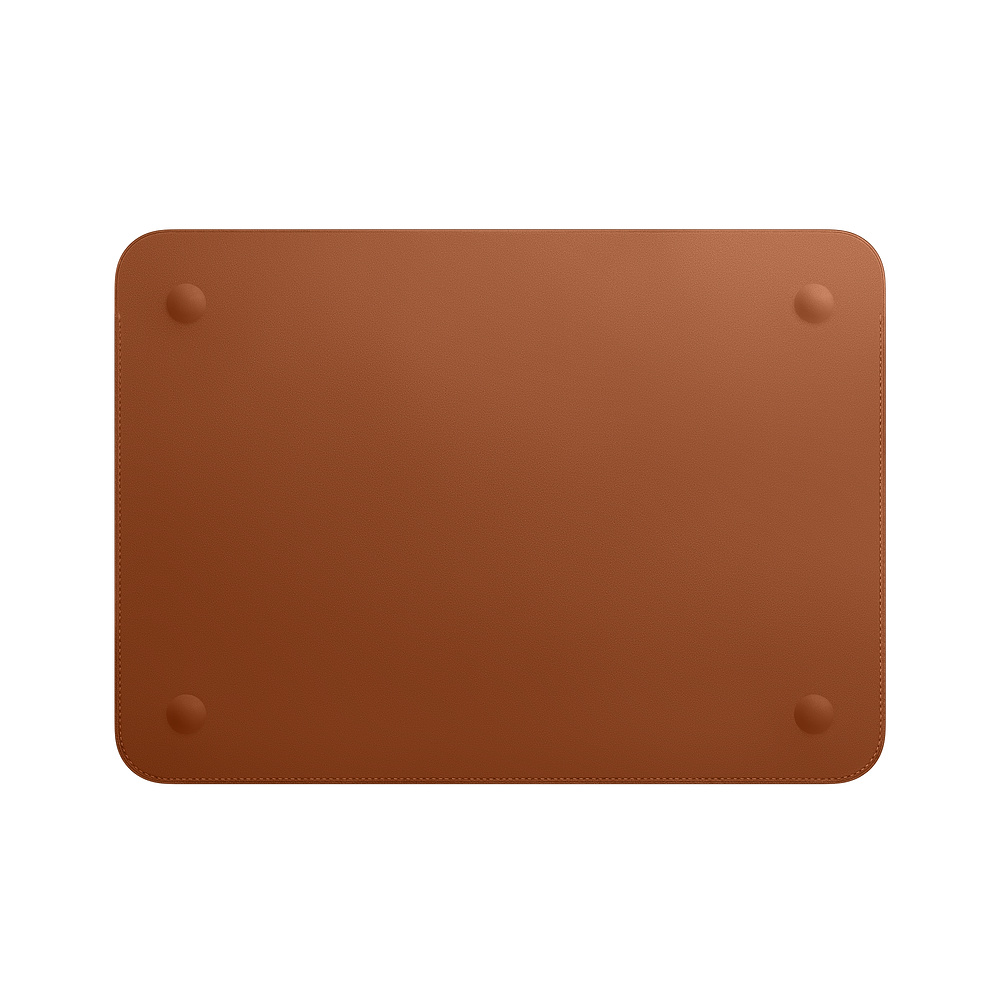 MQG12ZM/A Leather sleeve for 12inch macbook - saddle brown Apple Santreyd  - Вид №1