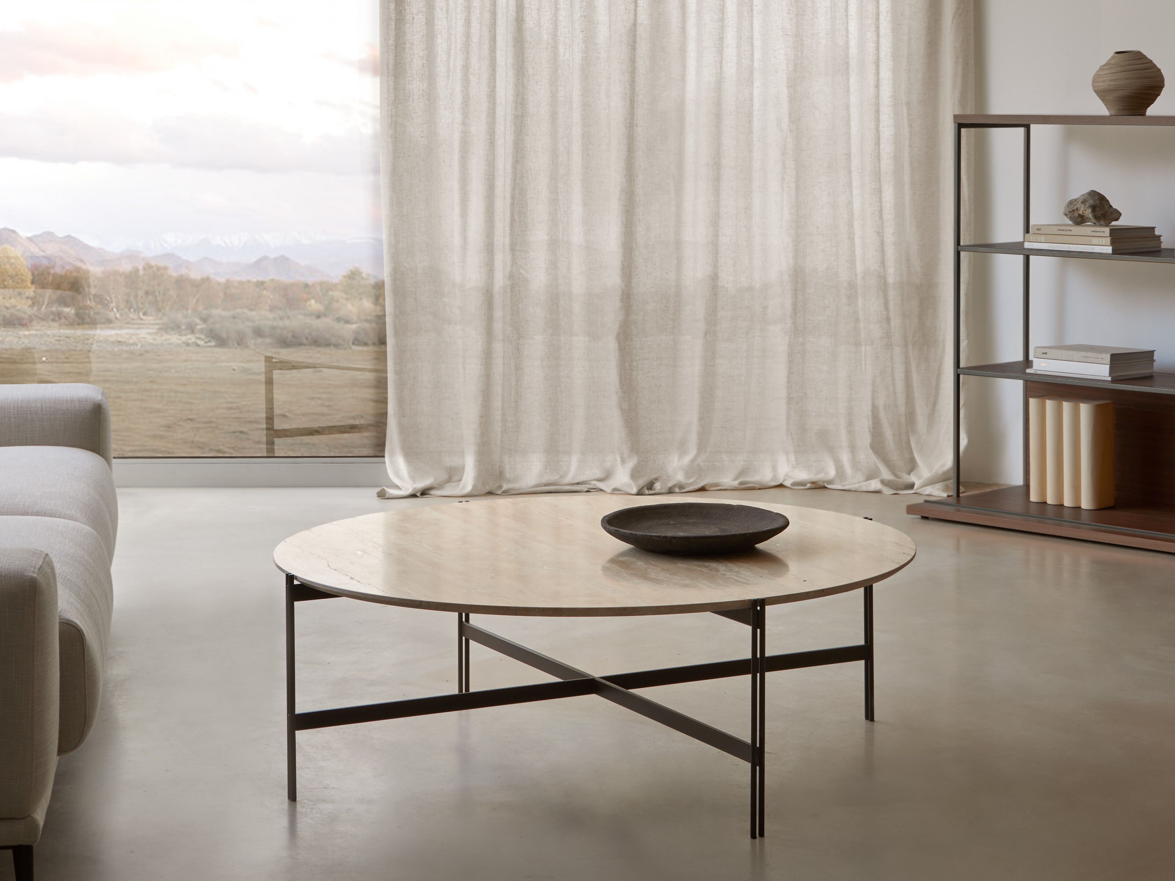 Круглый журнальный столик Kendo Mobiliario Duo ARCH-00132876 - Вид №1