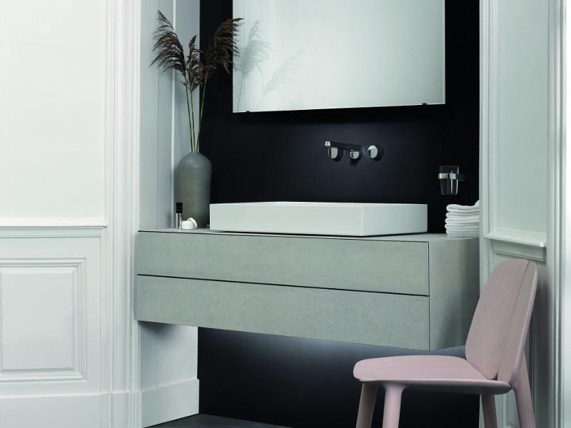 Смеситель для умывальника настенный на 3 отверстия Selv 36 707 840 Santreyd - Вид №2