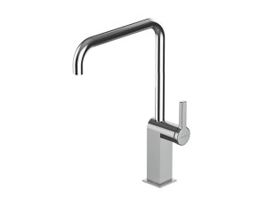 Однорычажный смеситель для кухни с поворотным изливом