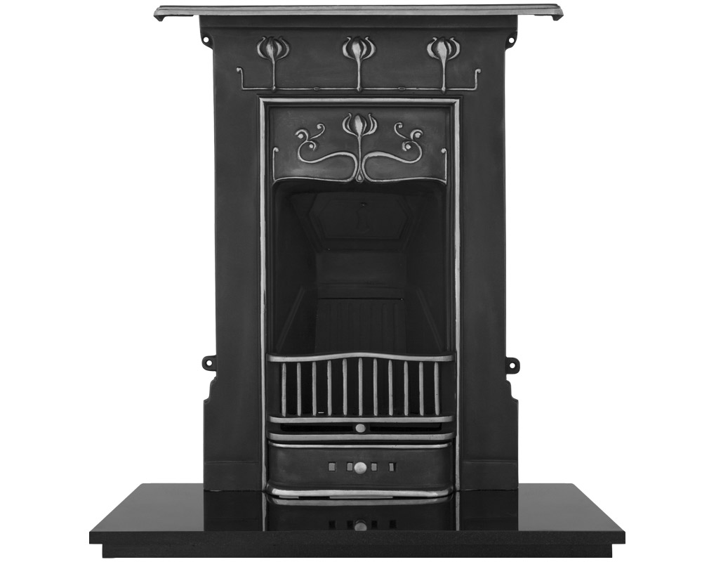 RX508 Чугунный комбинированный камин Abbot Сarronheating  - Вид №1