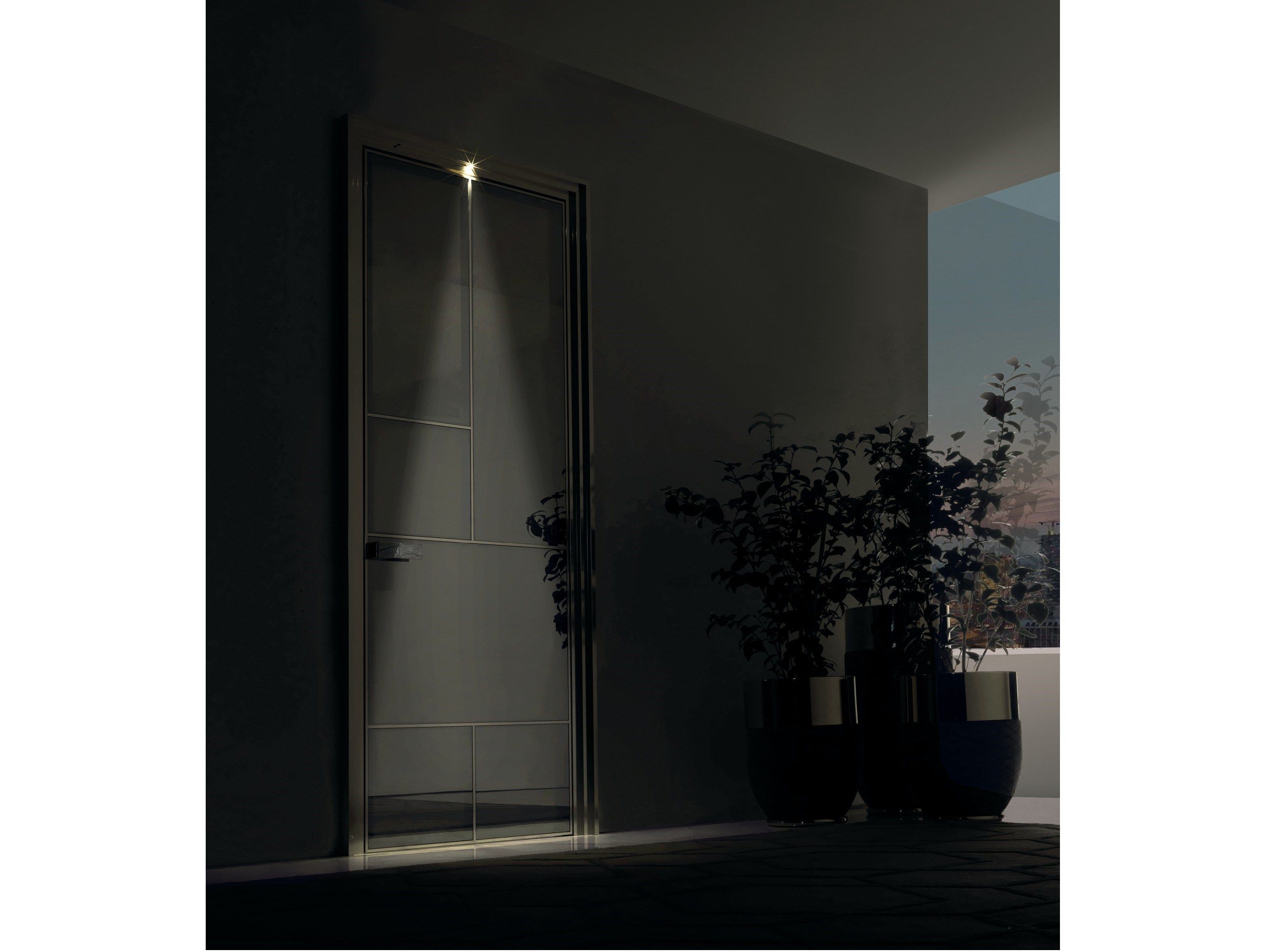 Стеклянная распашная дверь Longhi Aluminiun Chic-Doors ARCH-00006888 - Вид №1