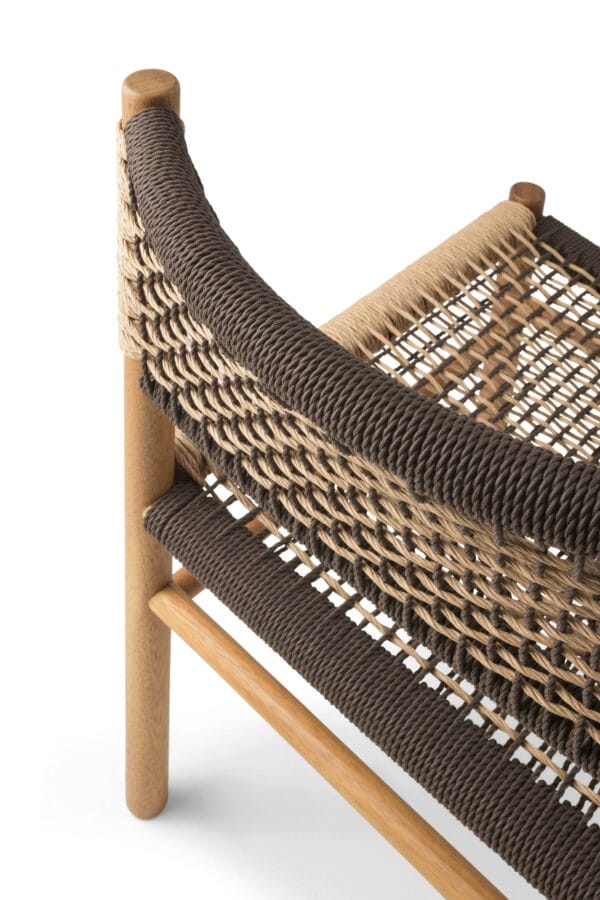 Стул из массива дерева и морской веревки Billiani Harry'S ARCH-00133900 - Вид №5