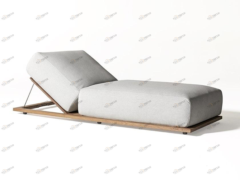 Meridiani Садовый шезлонг Recliner из технической ткани Claud open air sun-id-1461853