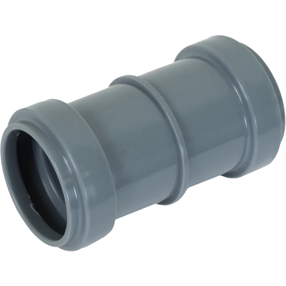 Муфта канализационная двухраструбная ПОЛИТЭК 32 мм для безнапорных систем 13567591 STLM-0003426
