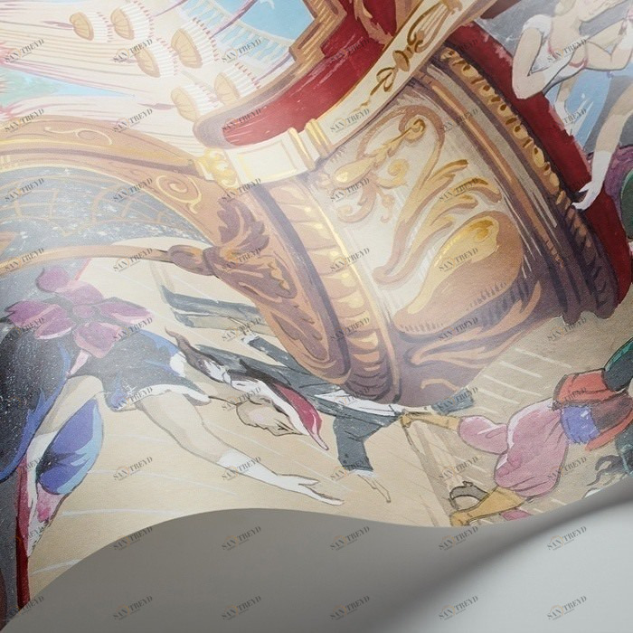 Traditional bathrooms Винтажное кабаре Motivtapete Cole & Son Cabaret - Cole & Son 