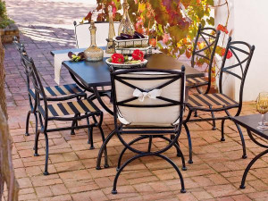 98.00.0873 Обеденный набор Medici 2 - 9 шт. Включая 4 стула Медичи, 4 подушки для сиденья / спинки, цвет uni natural + 1 стол Медичи 90 × 90 Mbm