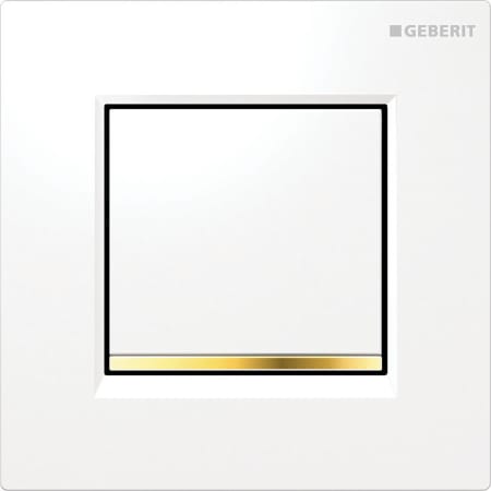 116.017.KK.1 Система пневматического управления смывом писсуара Geberit, смывная клавиша типа 30 Geberit  - Вид №5
