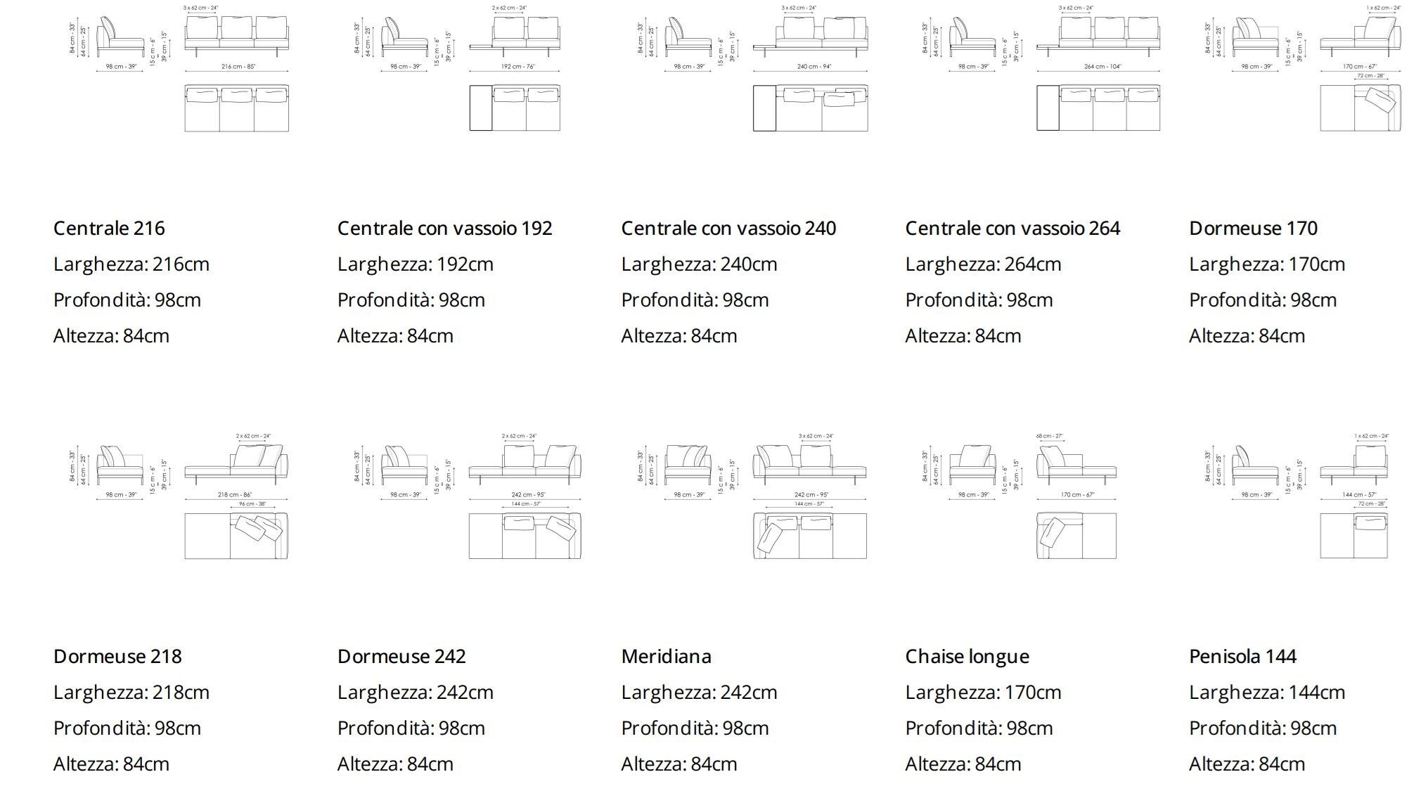 Ткань диван BONALDO PHIL ARCH-00060761 - Вид №8